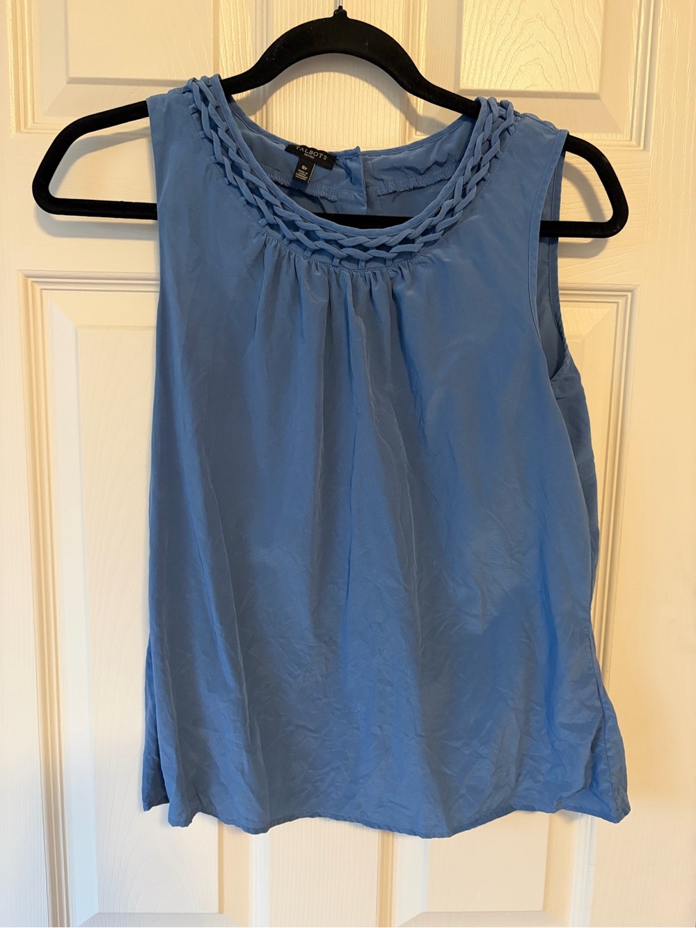 💚 TALBOTS - Silk Size 8 Petites Top